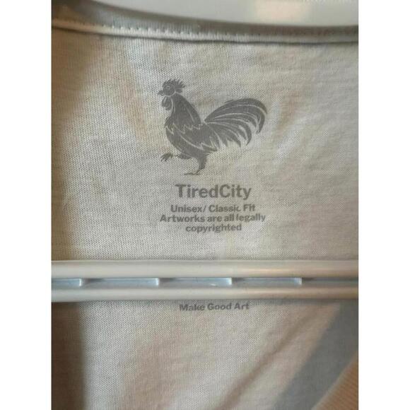 TiredCity Unisex Classic Fit Graphic T-Shirt with Childhood Game Artwork - Picture 3 of 5